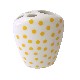 VASO CEPILLOS PLANO LUNARES GRANDE AMARILLO