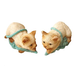 FIGURA RESINA GATO MINI SURTIDO