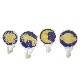 PERCHA COLGADOR ADHESIVA ASTROS AZUL SURTIDO