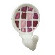 PERCHA COLGADOR ADHESIVA MOSAICO MALVA