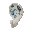 PERCHA COLGADOR ADHESIVA TRAMA AZUL