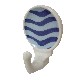 PERCHA COLGADOR ADHESIVA OLAS AZUL
