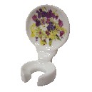 SOPORTE CEPILLO PARED FLORES 2
