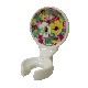 SOPORTE CEPILLO PARED FLOR BLANCA AM