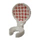 SOPORTE CEPILLO PARED VICHY ROJO