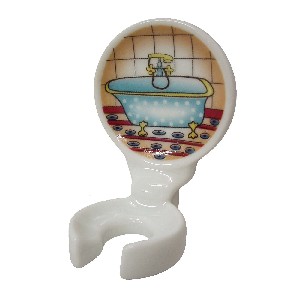 SOPORTE CEPILLO PARED DIBUJO LAVABO
