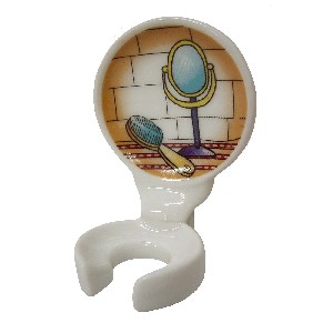 SOPORTE CEPILLO PARED DIBUJO ESPEJO