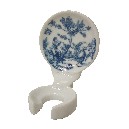 SOPORTE CEPILLO PARED CLASICO AZUL
