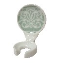 SOPORTE CEPILLO PARED TOALLA VERDE
