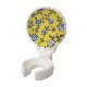 SOPORTE CEPILLO PARED RAMAS AMARILLO