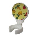 SOPORTE CEPILLO PARED FRUTAS AMARILLO