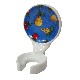 SOPORTE CEPILLO PARED FRUTAS AZUL