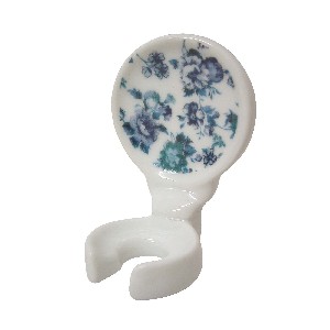 SOPORTE CEPILLO PARED TAPICERIA AZUL