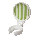 SOPORTE CEPILLO PARED RAYAS VERDE
