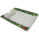 CENICERO RECTANGULAR PEQ FRUTAS VERDE
