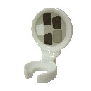 SOPORTE CEPILLO PARED CUADROS GRIS