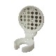 SOPORTE CEPILLO PARED POMPAS GRISES