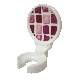 SOPORTE CEPILLO PARED MOSAICO MALVA