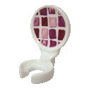 SOPORTE CEPILLO PARED MOSAICO MALVA