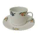 TAZA Y PLATO TE 300ML TALAVERA