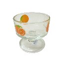 COPA HELADO 175ML CRISTAL NARANJAS