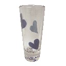 VASO CHUPITO PRISMA 90ML CORAZON AZUL