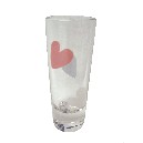 VASO CHUPITO PRISMA 90ML CORAZON COLORES
