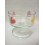 COPA HELADO 175ML CRISTAL CORAZON COLORES