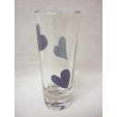 VASO CHUPITO PRISMA 90ML CORAZON AZUL