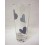 VASO CHUPITO PRISMA 90ML CORAZON AZUL