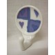 PERCHA COLGADOR ADHESIVA CORAZON AZUL