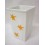 VASO BAÑO PLIEGUE ESTRELLAS NARANJA
