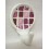 PERCHA COLGADOR ADHESIVA MOSAICO MALVA