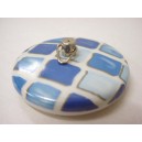 TAPON PORCELANA STANDARD MOSAICO AZUL