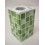 VASO CEPILLOS MING MOSAICO VERDE