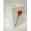 VASO BAÑO PLIEGUE PORCELANA CALA ROJA