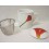 TISANERA FILTRO METAL 240ML CALA ROJA