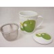 TISANERA FILTRO METAL 240ML MANZANA VERDE
