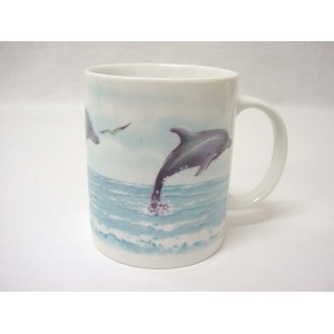 TAZA MUG RECTA 340ML DELFIN