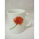 TAZA MUG RECTA 300ML DALIA ROJA