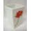 VASO BAÑO OCTOGONAL DALIA ROJA
