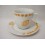 TAZA Y PLATO TE 200ML TOPO ESPIRAL NARANJA