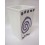 VASO BAÑO PLIEGUE ESPIRAL TOPOS AZUL