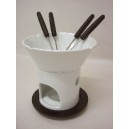FONDUE INDIVIDUAL PORCELANA CUADRADA 