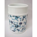 VASO BAÑO REDONDO TRAMA AZUL