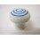 POMO PORCELANA PEQUEÑO CIRCULOS AZUL CLARO