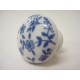 POMO PORCELANA PEQUEÑO RAMAS AZUL