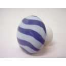 POMO PORCELANA PEQUEÑO OLAS AZUL