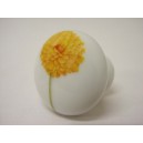 POMO PORCELANA PEQUEÑO DALIA AMARILLO