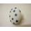 POMO PORCELANA GRANDE LUNARES PEQUEÑO AZUL